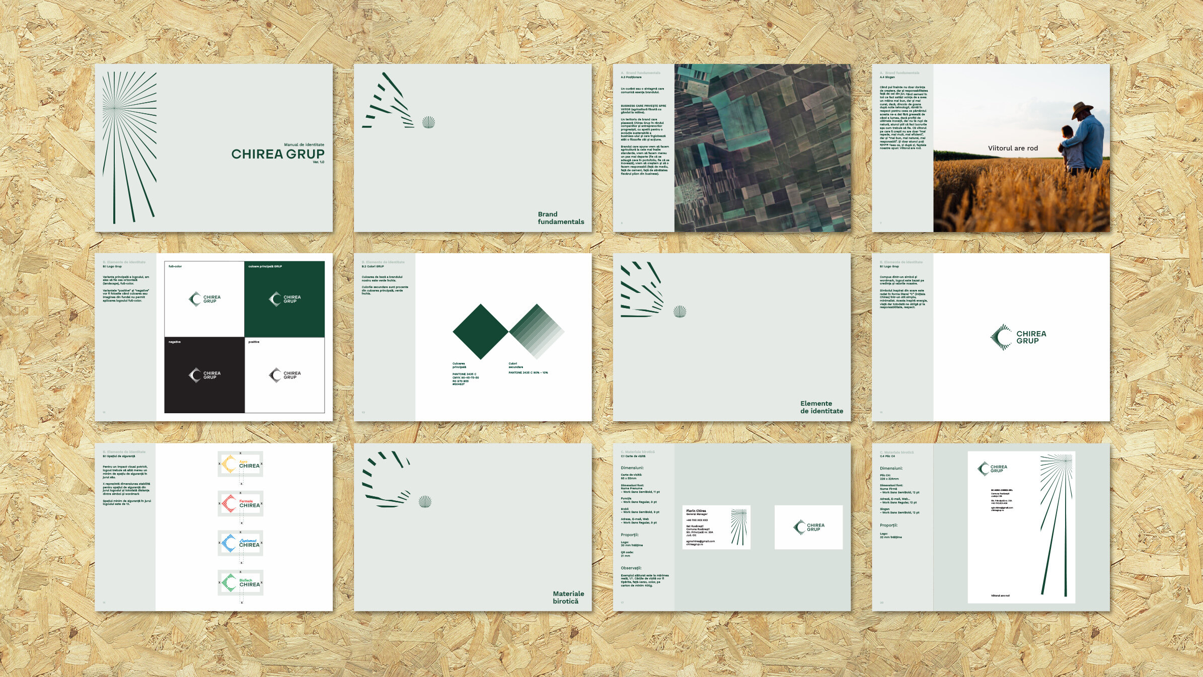 CHIREA mockups
